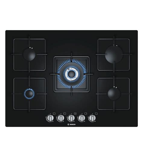 bosch tempered glass gas hob 70cm black
